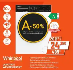 Expert Di Lella Lavatrice Whirlpool offerta