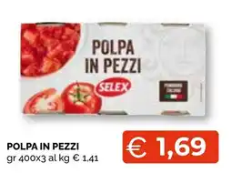 Mercatò Big Polpa in pezzi Selex offerta