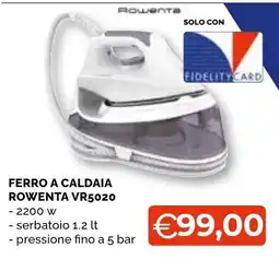 Mercatò Big Ferro a caldaia Rowenta VR5020 offerta