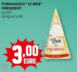Kanguro Formaggio Le Brie President offerta