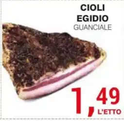Supermercati Spesa Mia Guanciale Cioli Egidio offerta