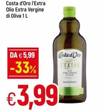 Famila Costa d'Oro l'Extra Olio Extra Vergine di Oliva IL offerta