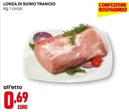 Kanguro Lonza di suino trancio offerta