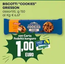 Kanguro Biscotti cookies griesson offerta