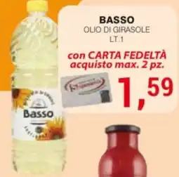 Supermercati Spesa Mia Basso Olio di girasole offerta