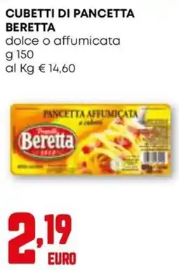 Kanguro Cubetti di pancetta Beretta offerta
