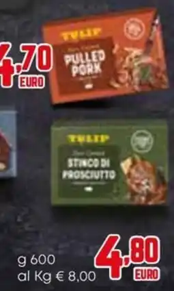 Kanguro Tulip pulled pork offerta
