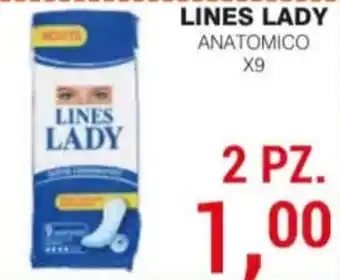 Lines Lady anatomico