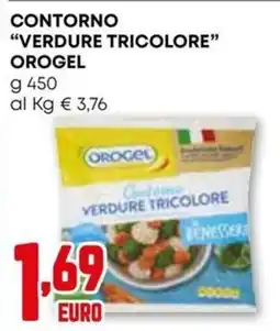 Kanguro Contorno verdure tricolore Orogel offerta