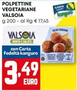 Kanguro Polpette vegetarie Valsola offerta