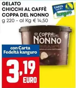 Kanguro Gelato chicchi al caffè Coppa del Nonno offerta