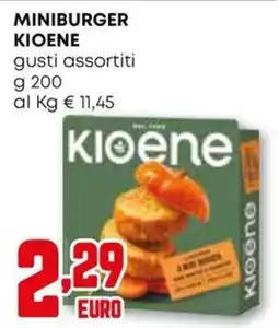 Kanguro Miniburger Kioene offerta