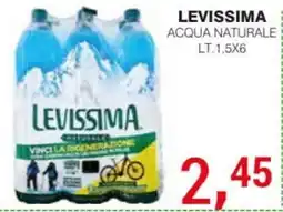 Supermercati Spesa Mia Levissima acqua naturale offerta