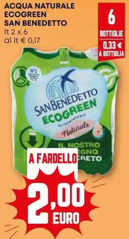 Kanguro Acqua naturale Ecogreen San Benedetto offerta