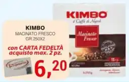 Supermercati Spesa Mia Kimbo macinato fresco offerta