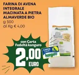 Kanguro Farina di avena integrale macinata a pietra Almaverde bio offerta