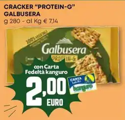 Kanguro Cracker Protein-G Galbusera offerta