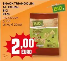 Kanguro Snack triangolini ai legumi bio pam offerta