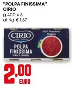 Kanguro Polpa finissima Cirio offerta