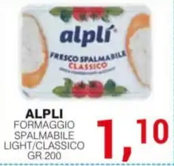 Supermercati Spesa Mia Alpli formaggio spalmabile light/classico offerta
