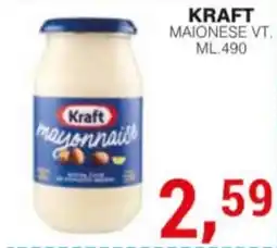 Supermercati Spesa Mia Kraft mayonnaise offerta