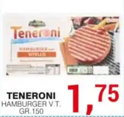 Supermercati Spesa Mia Teneroni hamburger v.t. offerta