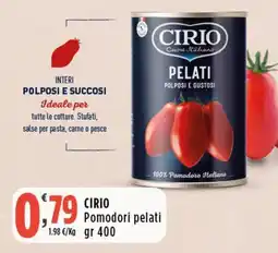 Rossotono Carrefour Cirio Pomodori pelati offerta