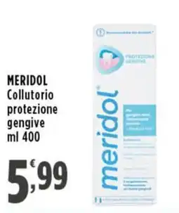 Rossotono Carrefour Collutorio protezione gengive Meridol offerta