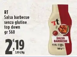 Rossotono Carrefour Salsa barbecue senza glutine offerta