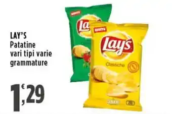 Rossotono Carrefour Lay's Patatine offerta