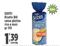 Rossotono Carrefour Scotti Risette BIO senza glutine offerta