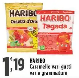 Rossotono Carrefour Haribo Caramelle vari gusti offerta
