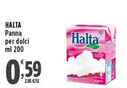 Rossotono Carrefour Halta Panna per dolci offerta