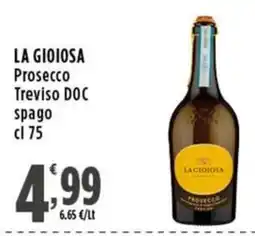 Rossotono Carrefour La gioiosa Prosecco offerta