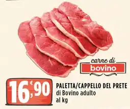 Rossotono Carrefour Paletta/Cappello del prete di Bovino adulto offerta