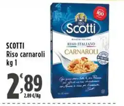 Rossotono Carrefour Scotti Riso carnaroli offerta