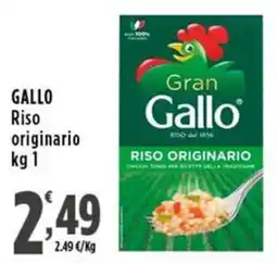 Rossotono Carrefour Gallo Riso originario offerta