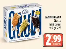 Rossotono Carrefour Sammontana Stecco mini gruvi offerta