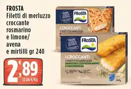 Rossotono Carrefour Frosta Filetti di merluzzo croccante offerta