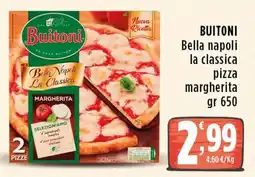 Rossotono Carrefour Buitoni Bella Napoli La Classica margherita offerta