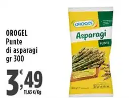 Rossotono Carrefour Orogel asparagi punte offerta