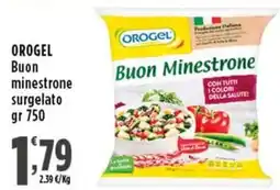 Rossotono Carrefour Orogel Buon minestrone offerta