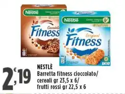 Rossotono Carrefour Barretta fitness Nestlé offerta