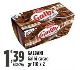 Rossotono Carrefour Galbani Galbi cacao offerta