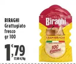 Rossotono Carrefour Biraghi Grattugiato fresco offerta