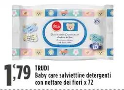 Rossotono Carrefour Trudi baby care salviettine detergenti offerta