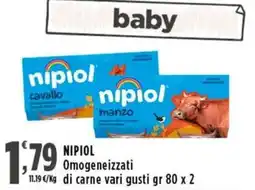 Rossotono Carrefour NipiOL Omogeneizzati offerta