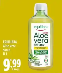 Rossotono Carrefour Equilibra Aloe vera succo offerta