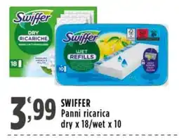 Rossotono Carrefour Swiffer Panni ricarica offerta
