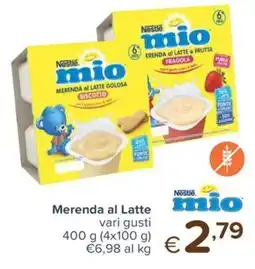 Io Bimbo Merenda al Latte Nestlé mio offerta